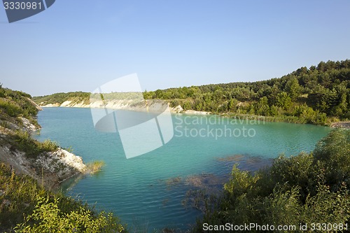 Image of artificial lake  