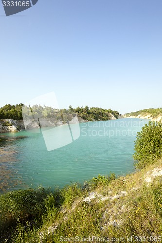 Image of artificial lake  