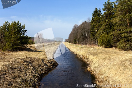 Image of small rural river  