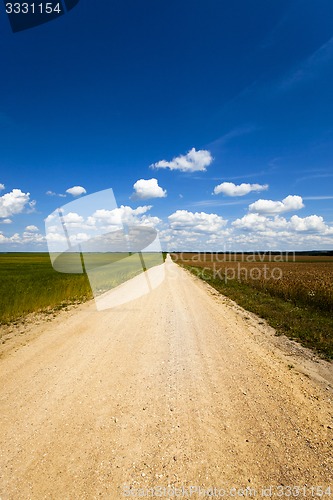 Image of the rural road  