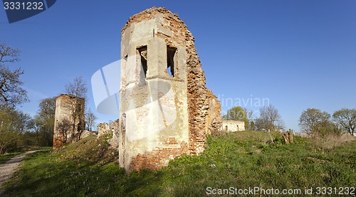 Image of ruins   Belarus.