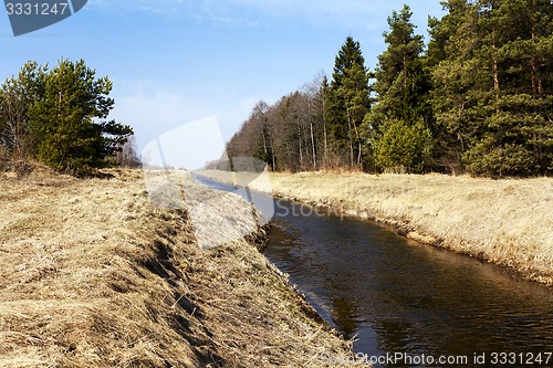 Image of small rural river  