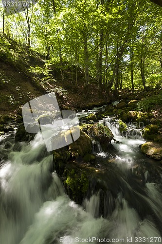 Image of mountain river  