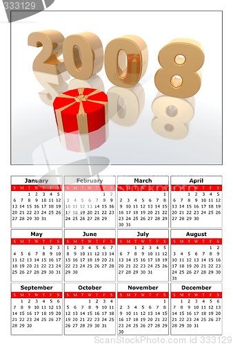 Image of Calendar 2008