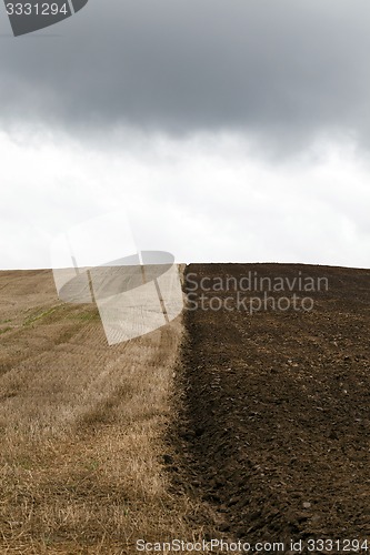 Image of plowed earth  