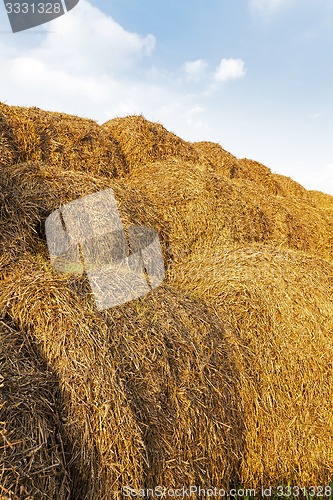 Image of straw stack  