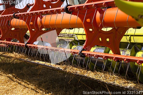 Image of combine harvesters  