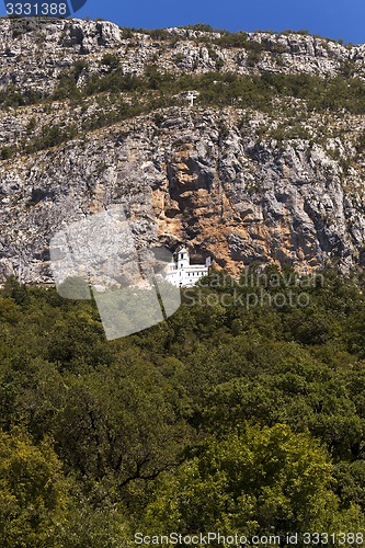 Image of mountain monastery  