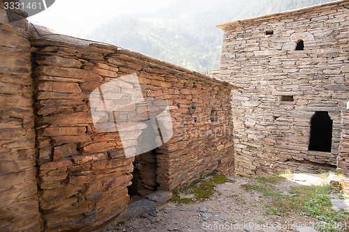 Image of Shatili town castle
