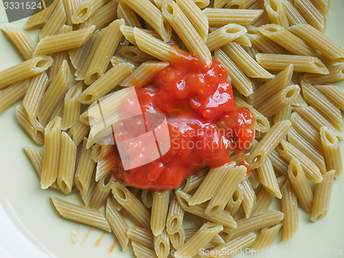 Image of Penne pasta with tomato