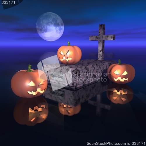 Image of halloween pumpkins