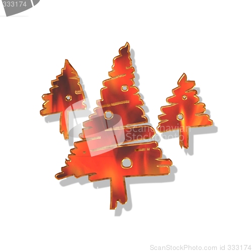 Image of Christmas decoration - fir tree