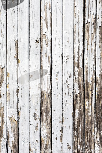 Image of Vintage  White  Wood Wall