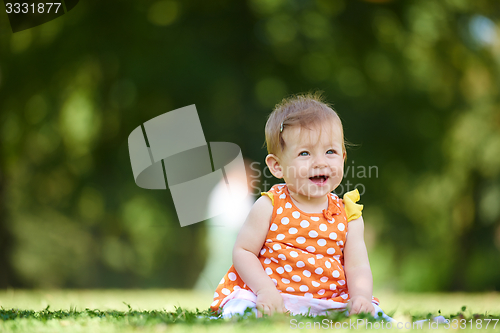 Image of baby in park