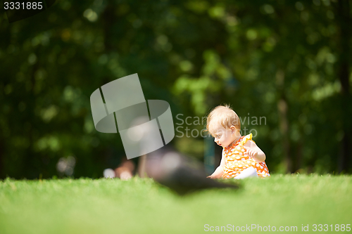 Image of baby in park