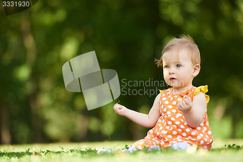 Image of baby in park