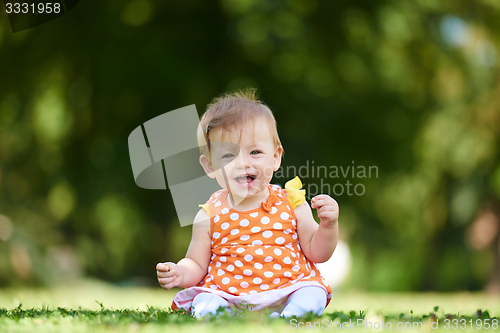 Image of baby in park