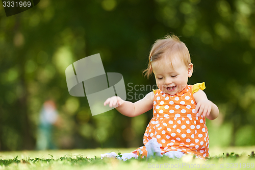 Image of baby in park