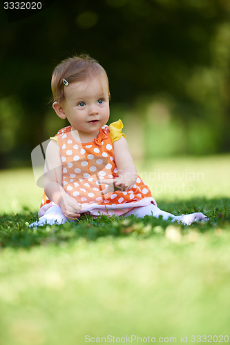 Image of baby in park