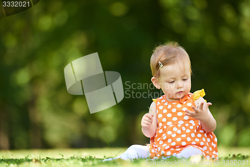 Image of baby in park