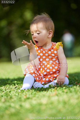 Image of baby in park