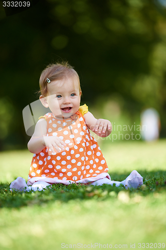 Image of baby in park