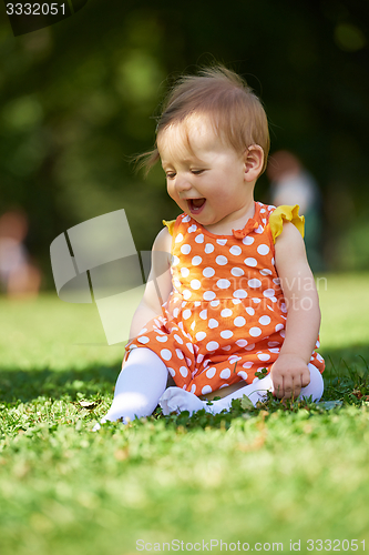 Image of baby in park