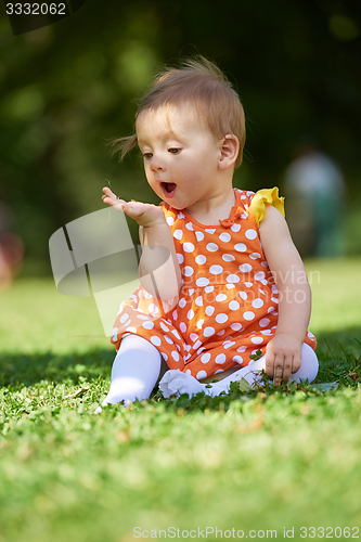 Image of baby in park