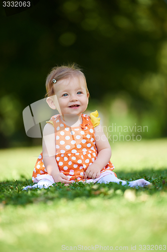 Image of baby in park