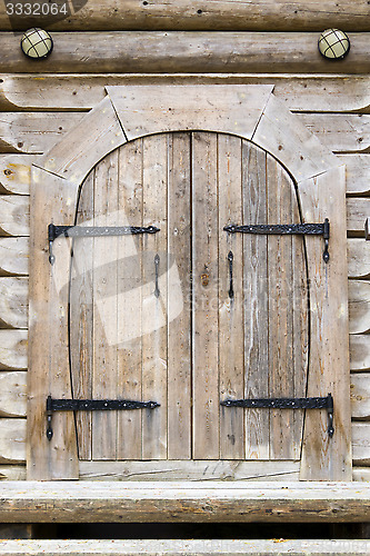 Image of Rustic wooden door