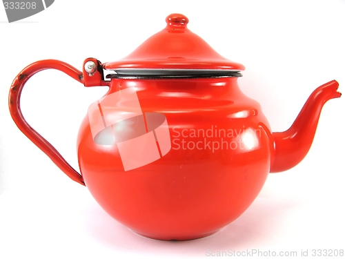 Image of red teapot