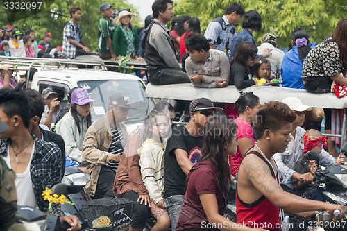 Image of ASIA MYANMAR MANDALAY THINGYAN WATER FESTIVAL