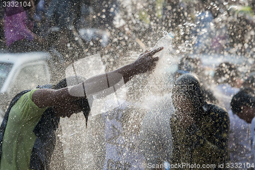 Image of ASIA MYANMAR MANDALAY THINGYAN WATER FESTIVAL