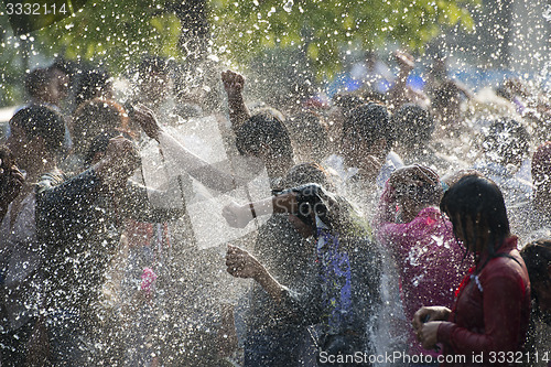 Image of ASIA MYANMAR MANDALAY THINGYAN WATER FESTIVAL