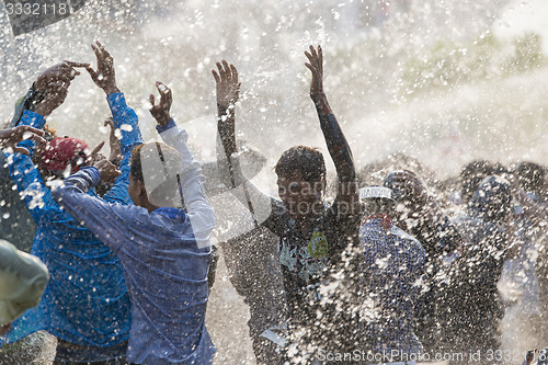 Image of ASIA MYANMAR MANDALAY THINGYAN WATER FESTIVAL