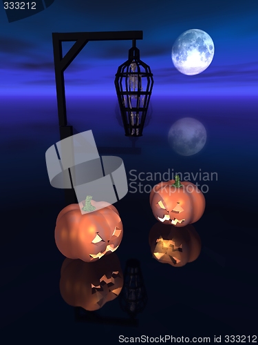 Image of halloween pumpkins