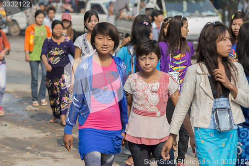 Image of ASIA MYANMAR MANDALAY THINGYAN WATER FESTIVAL