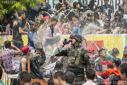 Image of ASIA MYANMAR MANDALAY THINGYAN WATER FESTIVAL