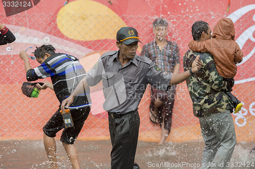 Image of ASIA MYANMAR MANDALAY THINGYAN WATER FESTIVAL