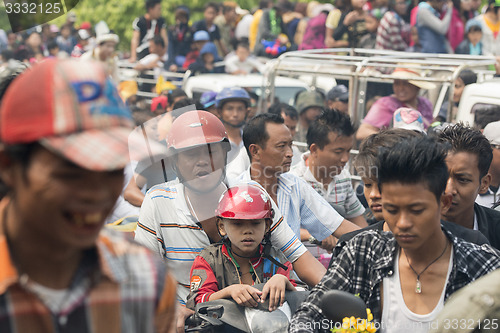 Image of ASIA MYANMAR MANDALAY THINGYAN WATER FESTIVAL