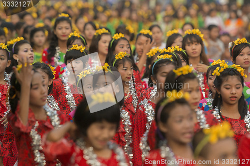 Image of ASIA MYANMAR MANDALAY THINGYAN WATER FESTIVAL