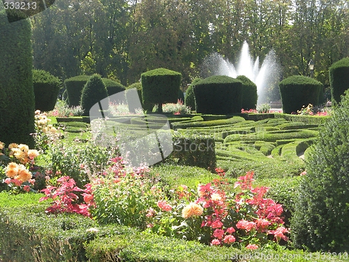 Image of french garden of Le Nôtre in Castres