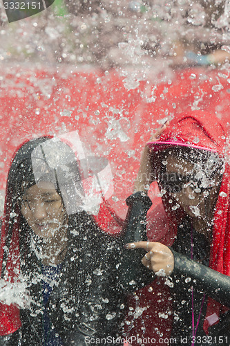 Image of ASIA MYANMAR MANDALAY THINGYAN WATER FESTIVAL