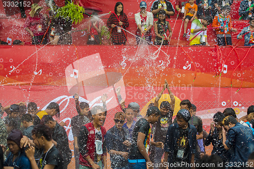 Image of ASIA MYANMAR MANDALAY THINGYAN WATER FESTIVAL