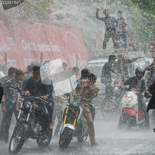 Image of ASIA MYANMAR MANDALAY THINGYAN WATER FESTIVAL