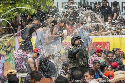 Image of ASIA MYANMAR MANDALAY THINGYAN WATER FESTIVAL