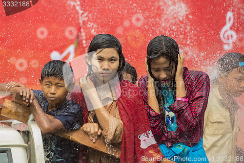 Image of ASIA MYANMAR MANDALAY THINGYAN WATER FESTIVAL