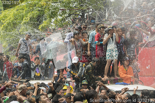 Image of ASIA MYANMAR MANDALAY THINGYAN WATER FESTIVAL