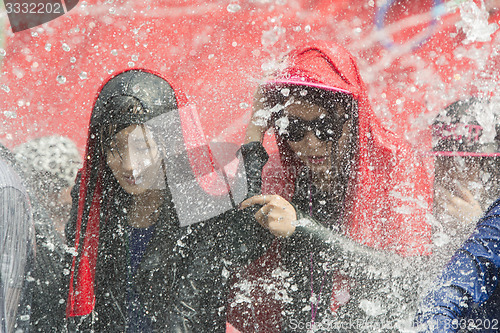 Image of ASIA MYANMAR MANDALAY THINGYAN WATER FESTIVAL