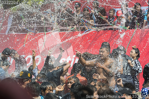 Image of ASIA MYANMAR MANDALAY THINGYAN WATER FESTIVAL